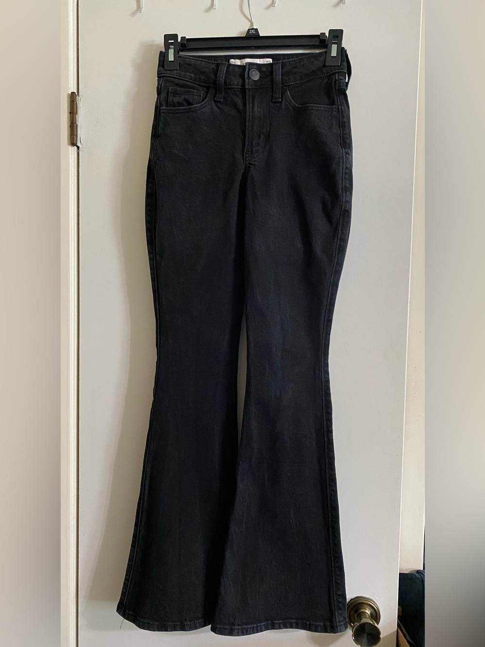 Hollister Black High-Rise Flare Jeans